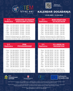 STEM radionice – termini za rujan i listopad!